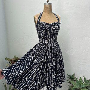 Gurls From Savoy Anthropologie 1950s Inspired Day Dress size 2
